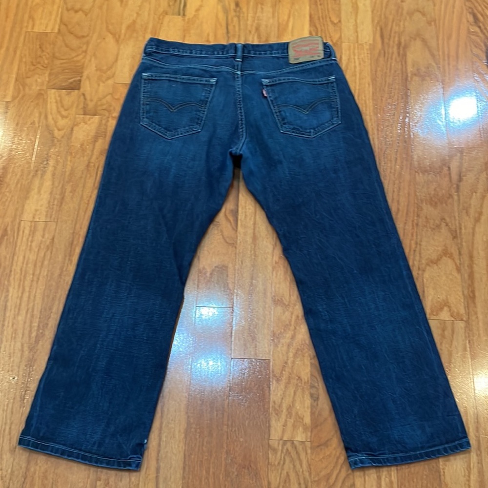 Levi’s 559 36 x 30 Mens Blue Jeans Pockets 100% Cotton - Picture 2 of 14